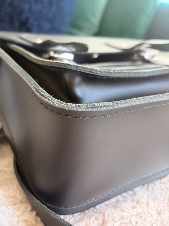 Cambridge Satchel Portrait Small Backpack - Black Leather main image 9